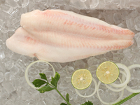 Filet de basa de viande blanche surgelé de qualité supérieure, bien épluché, à forte brillance, produits de la mer