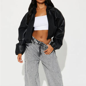 Veste bomber universitaire vintage pour homme sur mesure OEM, col montant, manches en cuir, style rétro - Product Image 2