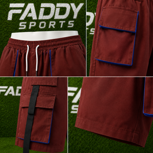 2026 <b>Mens</b> Tactical Techwear Cargo Shorts Multi-Pocket Streetwear Hip Hop Casual Loose Drawstring Shorts Fashion Summer <b>Trunks</b> - Product Image 6