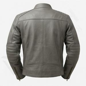 Chaqueta de Motociclista de Cuero Genuino para Hombre de la Mejor Calidad, Nueva Colección de Invierno, Chaquetas de Motocicleta con Protecciones Desmontables Personalizadas - Product Image 2