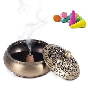 Handcrafted Brass <b>Incense</b> Burner Holder Natural Durable Indian Aromatherapy Ash Catcher Decorative <b>Incense</b> Stick Burner - Product Image 1