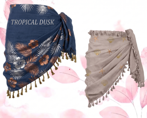 Pareo Hawaiano Personalizado, Sarong Polinesio, Envoltura de Playa Tropical, Prenda Ligera para Resort, Fabricante Textil OEM ODM - Product Image 1