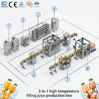 Complete geconcentreerde fruitsap-menglijn, productielijn passievruchtensap