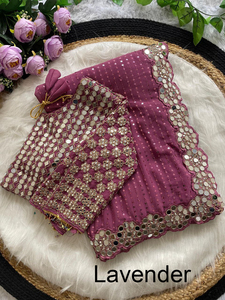 ชุดส่าหรีผ้าไหมปักลายพิเศษคอลเลคชั่นขายส่งที่มีดีไซน์หรูหราสำหรับผู้ค้าปลีกและร้านค้าออนไลน์ - Product Image 4