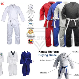 Light Weight Martial Arts Taekwondo Uniform With <b>Black</b> <b>Belt</b> Custom Made Taekwondo Uniform Cheap Price Wholesale Rate OEM - Product Image 6