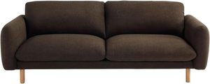 Sofá de Tela Nórdico Moderno al por Mayor con Paneles Laterales de Madera Maciza, Sofá Minimalista para Sala de Estar - Product Image 2