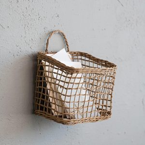Cestas de mimbre decorativas para colgar en la pared, de ratán tejido a mano, al precio más bajo. - Product Image 5