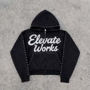 Sudaderas con Capucha para Hombre, Invierno, Casual, 100% Algodón Tejido, Logotipo y Diseño Personalizados, Ecológicas, de Secado Rápido y Transpirables, para Adultos - Product Image 1