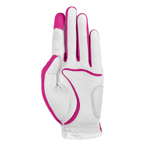 Guante de Golf de Piel de Oveja Rosa y Blanco para Hombre, Transpirable, Antideslizante, Suave, Flexible, Ligero, con Cierre de Gancho y Bucle, para Deportes al Aire Libre - Product Image 4