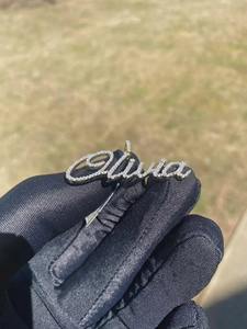 Pendentif de luxe en moissanite serti de pierres, en argent sterling 925, style hip-hop, plaqué rhodium et or, bijoux de fête pour femmes et hommes - Product Image 2