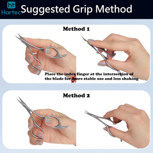 Titanium Coated Silver Cuticle Scissors Factory Price Professional Stainless Steel Manicure Tools Solid Color Dead Skin <b>Trimmer</b> - Product Image 6