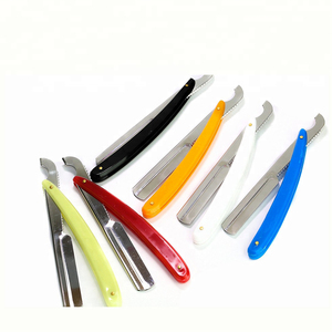 New Full Black Barber Shaving Straight <b>Razor</b> Straight Edged Barbers Shaver <b>Razors</b> With Free Leather Packing Custom Logo OEM - Product Image 5