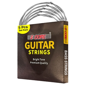 สายกีตาร์เบส 5 สาย ทองเหลืองผสมฟอสเฟอร์บรอนซ์ เส้นหนาพิเศษ เสียงใส ชุด 5 สาย - Product Image 1