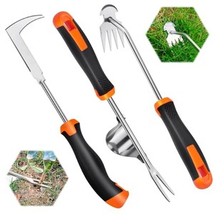 Ensemble de 3 outils de désherbage en acier trempé - Outils de jardin en gros d'Inde - Product Image 5