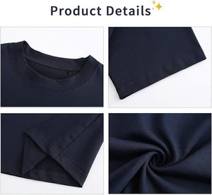 เสื้อยืดโอเวอร์ไซส์ผ้าฝ้ายแท้ 100% น้ำหนัก 220 กรัม พิมพ์ลายตามสั่งที่ไหล่ สไตล์ฮิปฮอป ไซส์ใหญ่พิเศษ ผ้าฝ้ายแท้ 100% ทรงบ็อกซี่ สำหรับผู้ชาย - Product Image 4