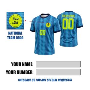 Camiseta de Fútbol Personalizada con Pantalones Cortos a Juego, Logotipo Personalizado, Uniforme de Equipo, Venta al Por Mayor OEM - Product Image 2