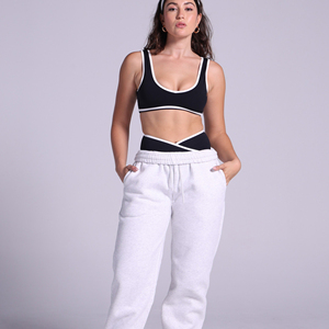 Conjunto de 2 Piezas de Leggings de Cintura Alta y Sujetador Deportivo para Mujer, Ropa Deportiva para Yoga y Fitness - Product Image 1