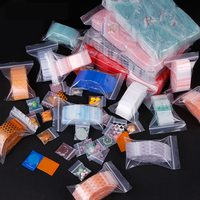 Sacs d'emballage sous vide personnalisés en PE recyclable, format mini, avec fermeture éclair, thermoscellables, pour marquage à chaud, multifonctionnels pour aliments, bagues et colliers