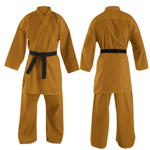 Kimono de karaté unisexe 100% coton, durable, teinture unie, taille adulte, coupe classique, vêtements d'arts martiaux en stock - Product Image 1