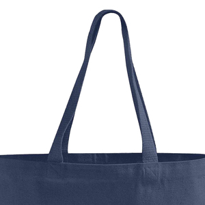 Sac fourre-tout en toile de coton uni, grande capacité, avec longues poignées, pour impression DIY - Product Image 4