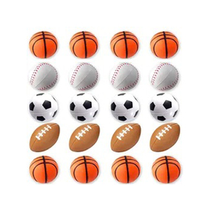Soccer Balls Set 6 Pieces White Black Pattern <b>Soft</b> Foam Stress Relief <b>Toy</b> Unisex for Kids 8 to 13 Years - Product Image 5
