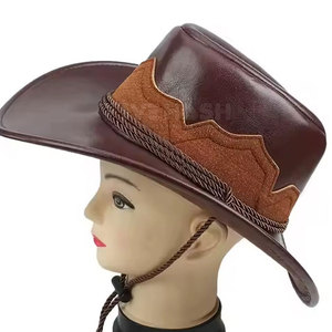 หมวกขี่ม้าหนังแท้สำหรับผู้ชายและผู้หญิง ผลิตในปากีสถาน คุณภาพเยี่ยม - Product Image 3