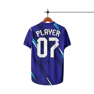Maillots de football personnalisés pour hommes, respirants, imprimés numériquement, à séchage rapide, en polyester et nylon, maillots de football personnalisés - Product Image 2