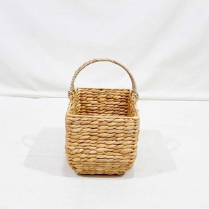 Panier de rangement rectangulaire en jacinthe d'eau écologique, poignées robustes, idéal pour l'organisation domestique et les cadeaux, sac de marché – Vente chaude - Product Image 6