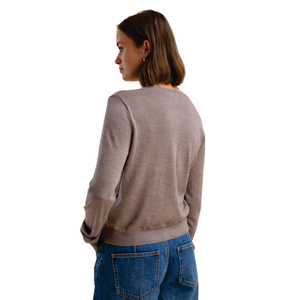 Cardigans unisexes décontractés Tiki Taka Sports pour l'automne et l'hiver, anti-rides, brodés, en tricot, avec doublure en coton, lacets et patchwork - Product Image 2