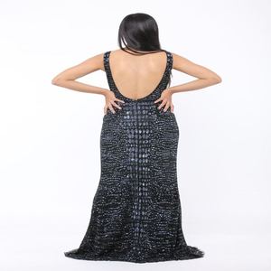 Vestido de Noche de Diseñador para Mujer |   Elegante Vestido Largo de Fiesta Formal |   Vestido de Gala de Lujo para Bodas y Eventos Especiales |   Conjunto Hecho en India - Product Image 3