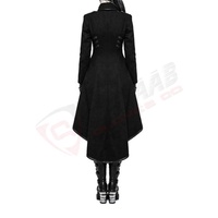 Manteau noir-costume d'halloween-veste gothique-manteau pour femmes
