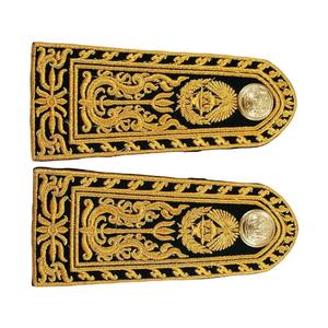 Épaulettes d'uniforme de pilote découpées au laser, brodées, écologiques, de qualité supérieure, avec sangle d'épaule, design et taille personnalisés - Product Image 5