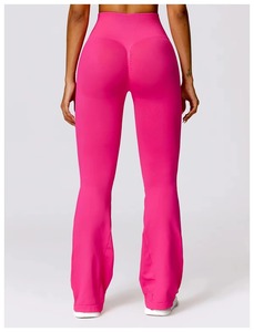 Pantalon de yoga bootcut pour femme, extensible 4 directions, coupe large, direct usine, personnalisable pour le fitness et l'entraînement - Product Image 2