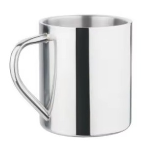 Gobelet en laiton poli brillant pour les voyages, le camping, les boissons en plein air, pour la bière et le café - Product Image 1