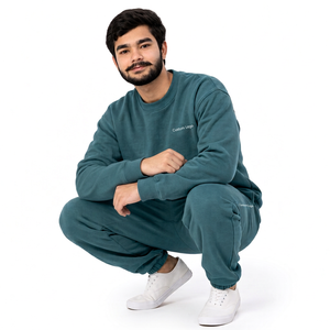 Ensembles de survêtements personnalisés avec impression en relief et molleton épais pour les labels de streetwear - Product Image 1