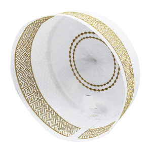 Gorro de Oración Musulmán Étnico Transpirable con Logotipo Personalizado Bordado de Alta Calidad, Precio de Fábrica, Venta Caliente, OEM/ODM, para Todas las Estaciones - Product Image 4