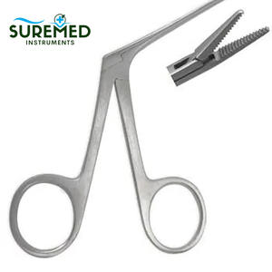 Pinzas de Oreja Tipo Cocodrilo de 3.5 Pulgadas, Pinzas de Oreja Tipo Cocodrilo de Acero Inoxidable, Instrumento Quirúrgico ORL - Product Image 1