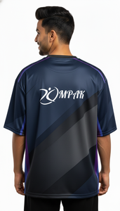 Camiseta de Hombre, Corte Regular, Poliéster/Algodón, Sublimada, Transpirable, de Secado Rápido, Estilo Urbano, Moda Casual - Product Image 4