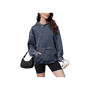 Sweat-shirts à capuche en coton vintage, délavés (effet dur et doux), coupe ample, décontractés, style gothique, Y2K, pour hommes, femmes et unisexe, personnalisables - Product Image 6