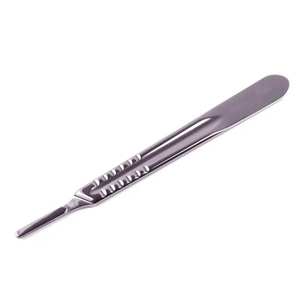 Manche de scalpel en acier inoxydable, instrument de chirurgie générale manuel, certifié CE Classe I - Product Image 3