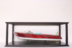 RIVA AQUARAMA con Vitrina - Lancha Rápida de Madera Hecha a Mano por Fabricante Vietnamita, Decoración para el Hogar y la Oficina - Product Image 4