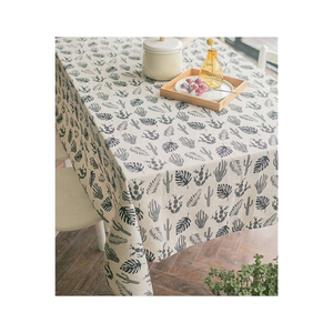 Nappe brodée de fleurs bleues tissée 100% coton certifié GOTS 70x120 pouces Tissu doux améliore l'expérience culinaire Élégant - Product Image 4