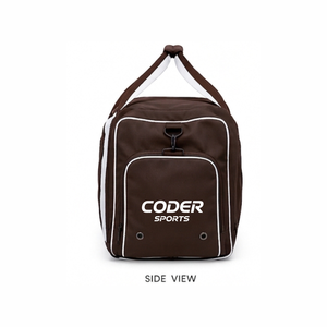 Sac de voyage pour ordinateur portable en polyester imperméable pour homme, grand format, avec fermeture éclair, motif lettres, logo personnalisé imprimé en PU noir, nouveau design, vente chaude - Product Image 3
