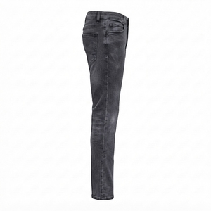 Men Stretch Jeans Custom Logo Denim Pants Wholesale Manufacturer Fashion Men Slim Fit Jeans High Quality Denim <b>Trousers</b> Supplier - Product Image 3