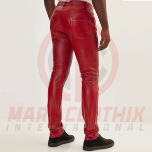 New Arrival Stylish Comfortable Leather <b>Pants</b> For Men Top Selling Product Streetwear Men Leather <b>Pants</b> - Product Image 5