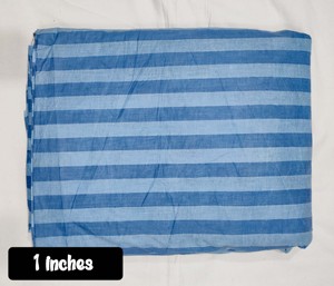 Tela ligera y transpirable 100% algodón con estampado de rayas de 1 pulgada para camisas y vestidos de verano para niñas - Product Image 5