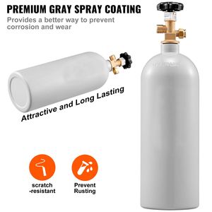 Regolatore di Pressione CO2 Resistente 0-60 PSI con Manometro, Regolatore di Pressione Regolabile per Cilindri di Gas per Sistemi di Birra - Product Image 2