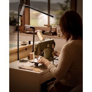 LED <b>Desk</b> Lamp with Clamp Double Head Architect <b>Desk</b> Lamp for Home <b>Office</b> 360 Degrees <b>Adjustable</b> Eye-Caring Light - Product Image 5