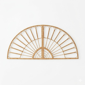 Têtes de lit en rotin naturel les plus vendues, panneaux muraux, tête de lit scandinave pour maison, gîte, villa en provenance du Vietnam - Product Image 1