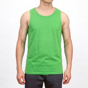 Wholesale Custom logo Cotton <b>Running</b> <b>Singlet</b> Muscle Athletic Shirts Sleeveless Fitness Wear Workout Men Gym Tank Top for Men - Product Image 1